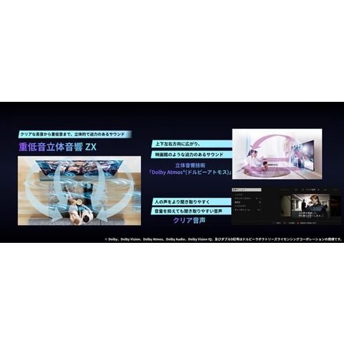 無料長期保証】REGZA 55ZX3S 55V型 4K RGB Mini LED液晶テレビ 重低音