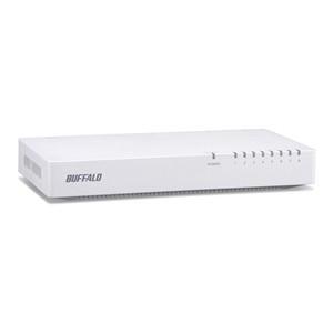 BUFFALO スイッチングハブLSW4-TX-BNP/WH 8ポート新品10個 BUFFALO（バッファロー） LSW4-TX-8NP／WH 10／100Mbps対応・8ポート