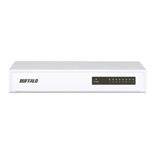 バッファロー LSW4-TX-8NS／WH 10／100Mbps対応・8ポート スイッチング