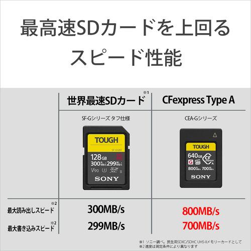 ソニー CEA-G80T CFexpress TypeA メモリーカード 80GB｜best-denki｜05