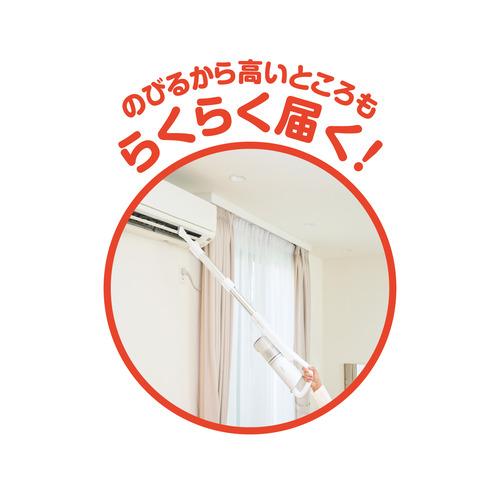AQUA AQC-PX2R(W) コードレススティッククリーナー サイクロン式