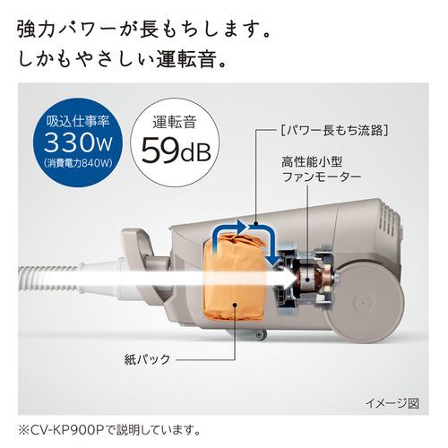 日立 CV-KP900P キャニスター 掃除機 かるパック 高性能小型ファン