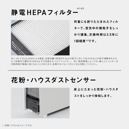 パナソニック F-PX70C-H 空気清浄機 ナノイーX 9.6兆 空気清浄31畳