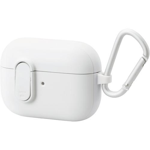 エレコム Ava Ap2tslwh Airpods Pro対応アクセサリ Tough Slim Lockケース ロック機能 カラビナ付き ホワイト Avaap2tslwh 人気デザイナー