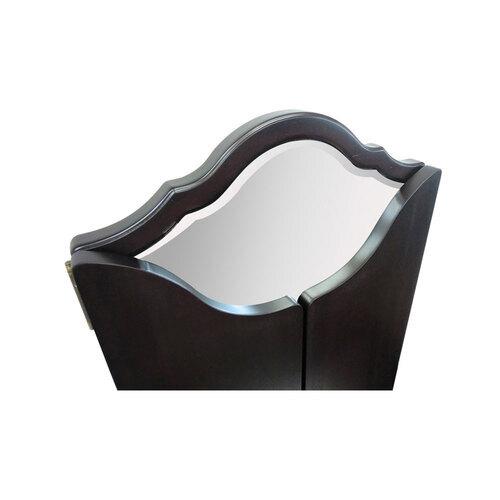 大塚家具 ドレッサー 「フルール」スツール付 DM(ダークブラウン)色