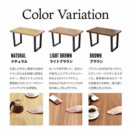 B.Bファニシング ONDT-0055LBN メラミンダイニングテーブル 120幅 W1200×D700×H720mm ライトブラウン ONDT0055LBN_13