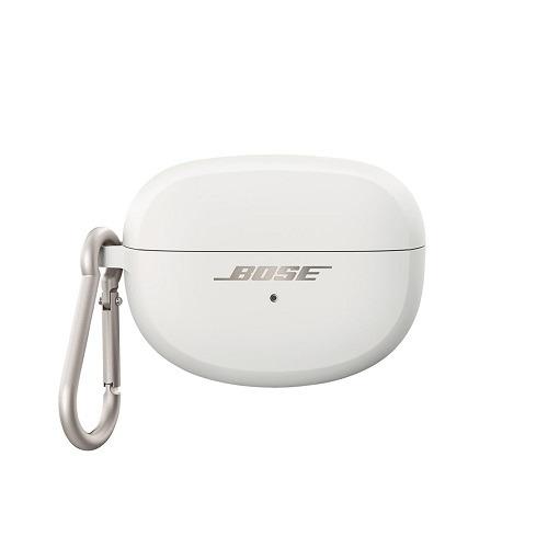 BoseUltraOpenEarbuds＋ワイヤレスチャージングケースカバー Bose Ultra Open Earbuds 専用シリコンケースカバー ホワイトスモーク