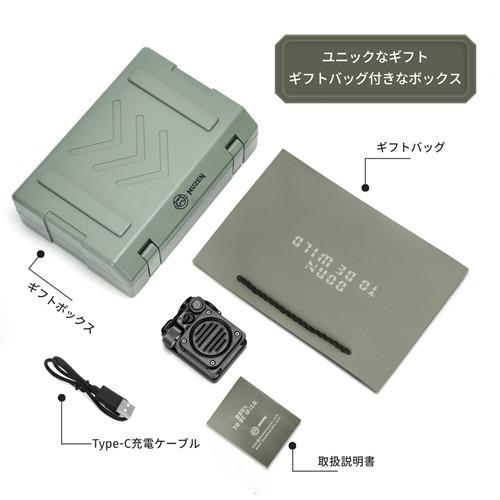 MUZEN MWPVXI2BK Wild Mini 第2世代 Bluetooth スピーカー 防水対応