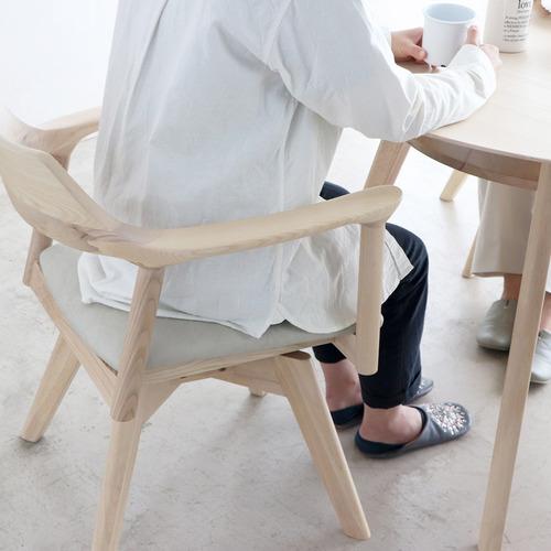 東馬(Tohma) YT-010 回転チェア 幅57.7×奥行56×高さ73cm ホワイト_10