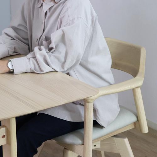 東馬(Tohma) YT-010 回転チェア 幅57.7×奥行56×高さ73cm ホワイト_9