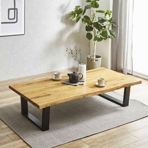 後藤家具物産 オーク座卓 幅180cm 一枚板風 ナチュラル VT-01-180-LOW