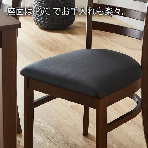 後藤家具物産 ダイニング5点セット／エレンWH 幅120cm テーブル+椅子4脚 ホワイト DC-ERN-5-WH_8