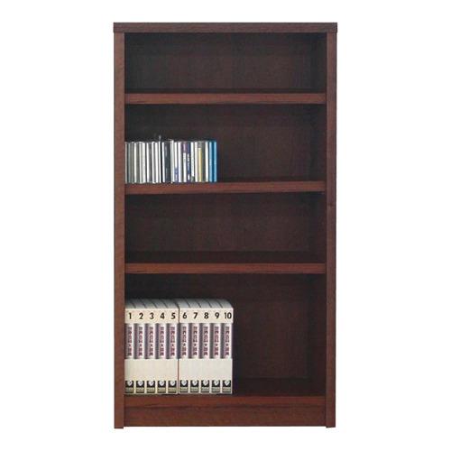 後藤家具物産 幅70cm ミドルタイプブックシェルフ イフ／ブラウン色 書棚 完成品 BS-01-70M-BRの画像
