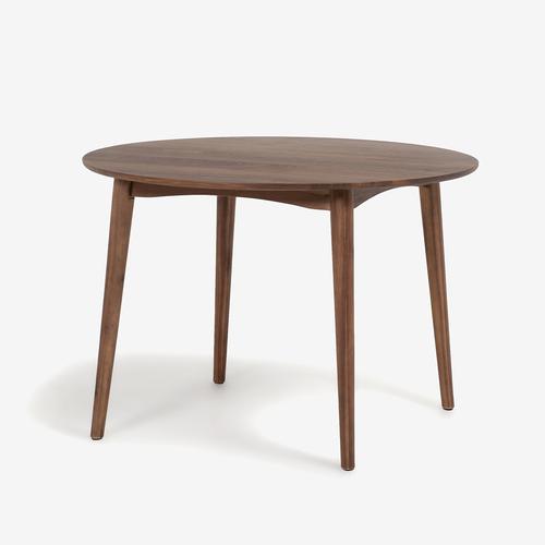 大塚家具 [幅105丸］ダイニングテーブル 「シネマ2」 ウォールナット材