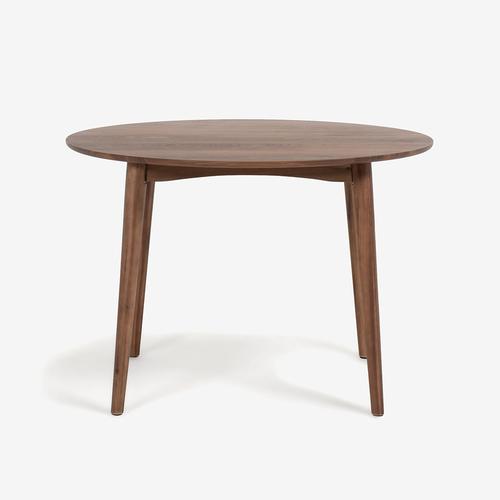 大塚家具　木製円形ダイニングテーブル 大塚家具 [幅105丸］ダイニングテーブル 「シネマ2」 ウォールナット材