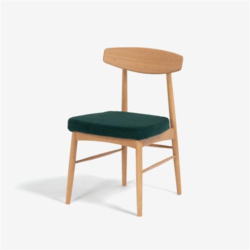 大塚家具 ダイニングチェア「ユノ３A」レッドオーク材ホワイトオーク色 PVCアイボリー ※別売布カバー全9色【※AR対応】_15