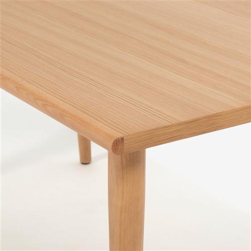 大塚家具 ダイニングテーブル「ユノ3」幅150cm レッドオーク材ホワイト