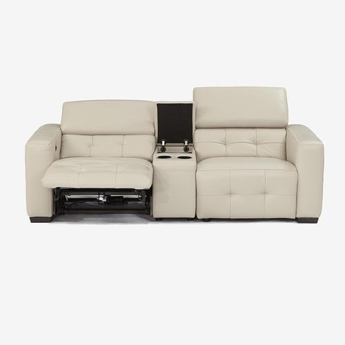 IDC大塚家具 [2人掛]電動ソファ 「L／S-RELAX-39」 革 オイスター