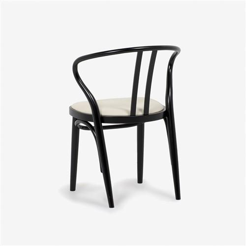 大塚家具 秋田木工 ダイニングチェア「503-OU」 ブナ材ブラック色