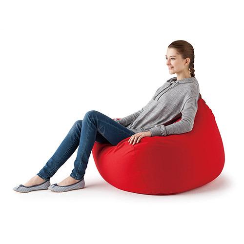 MOGU モグ 三角フィットソファ 本体(カバー付き) BE 横880mm×縦450mm
