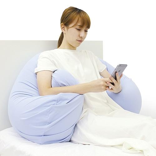 MOGU モグ  雲にのる夢枕(本体・カバーセット) MGY 横560mm×縦1100mm×奥行200mm ミストグレーの画像