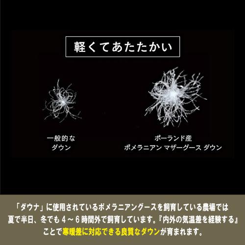 ダブル] 大塚家具 羽毛布団「ダウナ 肌掛けタイプ」ポーランド産