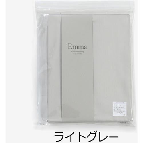 IDC 大塚家具 Emma ベッドカバー セミダブル ライトグレー IDC OTSUKA ボックスシーツ「エマ」厚み43cm 綿 ライトグレー色 ダブル
