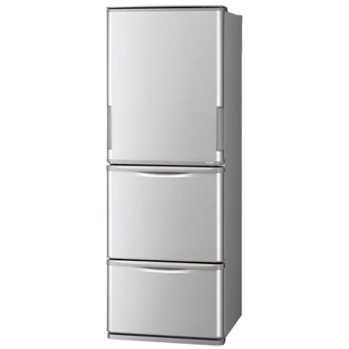 美品 【無料長期保証】シャープ SJW358K 3ドア冷蔵庫 350L S 【DGJ1682516763】(58880円)