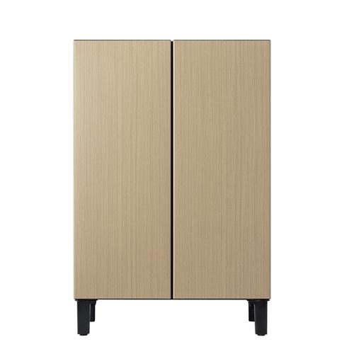 アクア 冷蔵庫 72L 観音開き 2ドア 幅60cm 家具調デザイン 省エネ静音 
