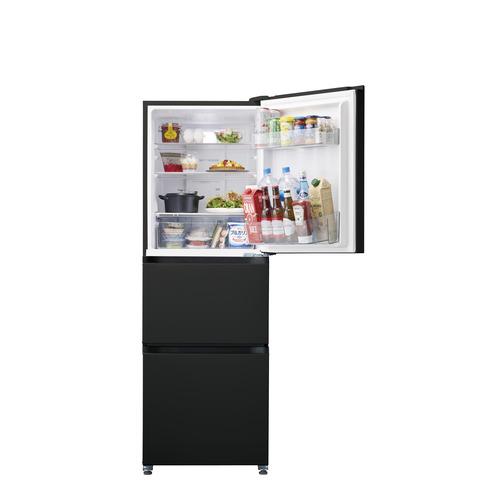 Haier JR-CV29C-K 冷蔵庫 3ドア 右開き 286L チャコールブラック