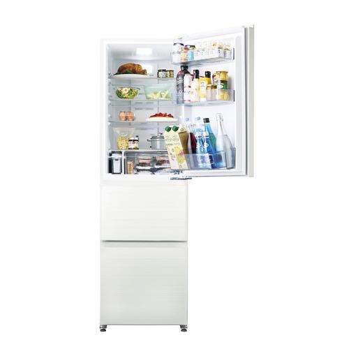 Haier JR-CVM34C-W 冷蔵庫 3ドア 右開き 335L リネンホワイト : ベスト