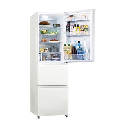 Haier JR-CVM34C-W 冷蔵庫 3ドア 右開き 335L リネンホワイト : ベスト