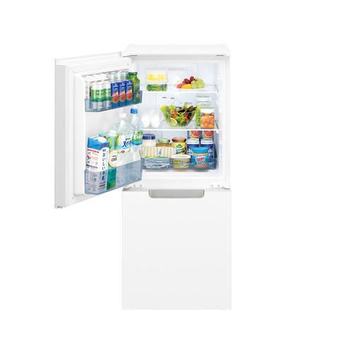 シャープ 冷蔵庫 152L 左右付替 2ドア 幅49.5cm 一人暮し向け ガラス