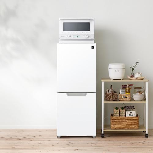 SHARP ガラスドア冷蔵庫SJ-GD15H 2022年製　152L Amazon | シャープ 冷蔵庫 幅49.5cm 152L 両開き(つけかえどっちもドア