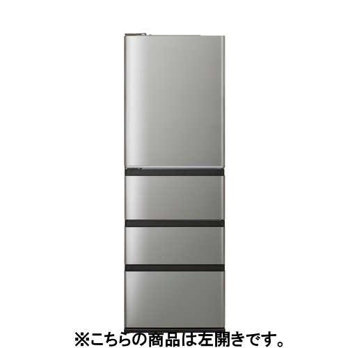 アクア 冷蔵庫 433L 左開き 4ドア 幅59.5cm 大容量冷凍室 おいシールド