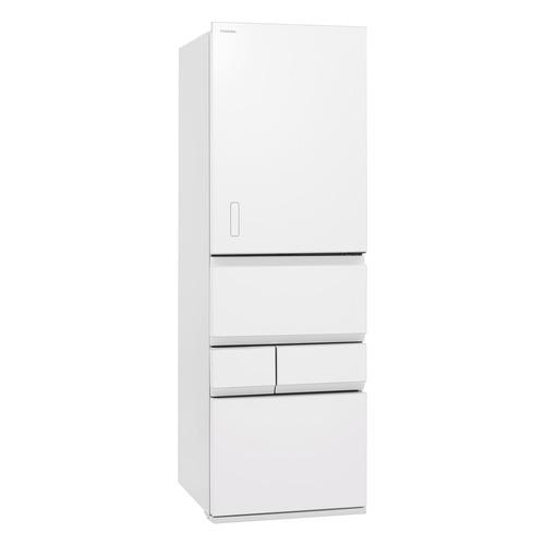 無料長期保証】東芝 冷蔵庫 452L 右開き 5ドア 幅60cm 奥行スリム 3段