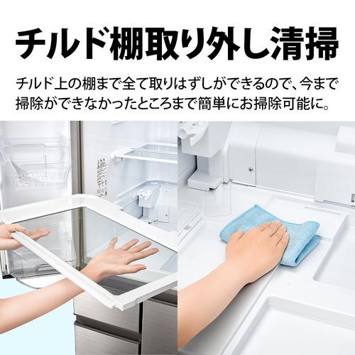 【美品】SHARP 502L 冷蔵庫 大容量 18年製【地域限定配送無料】 無料長期保証】【推奨品】シャープ 冷蔵庫 502L 観音開き 6ドア