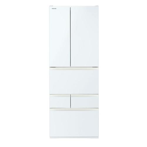 無料長期保証】東芝 冷蔵庫 601L 6ドア 観音開き 幅 68.5cm 摘みたて
