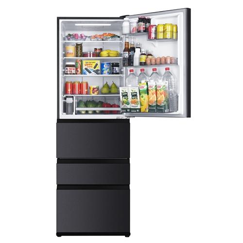 REFAGE YRZ-F37N(H) ヤマダオリジナル冷蔵庫 370L グレー : ベスト電器