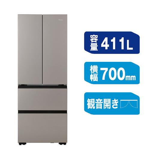 Haier 冷蔵庫 411L 観音開き 4ドア 70cm 鮮度キープ冷凍 変温ケース