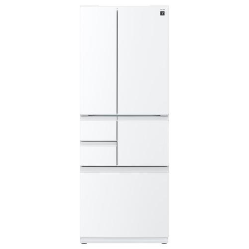 SHARP 2021年製　502L プラズマクラスター　ノンフロン冷凍冷蔵庫　程度良好　シャープ シャープ 冷蔵庫 502L 観音開き 6ドア 幅68.5cm プラズマクラスター 大