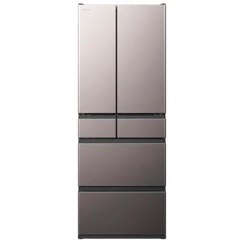 無料長期保証】日立 冷蔵庫 617L 観音開き 6ドア 幅68.5cm まんなか3段