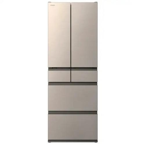 無料長期保証】日立 冷蔵庫 485L 観音開き 6ドア 幅65cm まんなか3段大