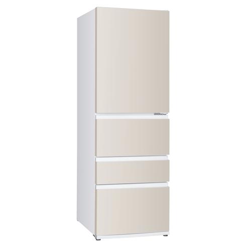 【超美品】REFAGE ヤマダオリジナル冷蔵庫 370L　ベージュ 2026年製 5年保証つき】REFAGE YRZ-F37N(C) ヤマダオリジナル冷蔵庫 370L