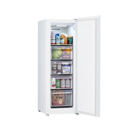 Haier JF-UFS11B-W ファン式冷凍庫 107L 前開き 1ドア 幅45cm 冷凍冷蔵