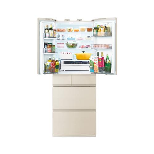 無料長期保証】東芝 冷蔵庫 535L 観音開き 6ドア 幅68.5cm 3段冷凍室