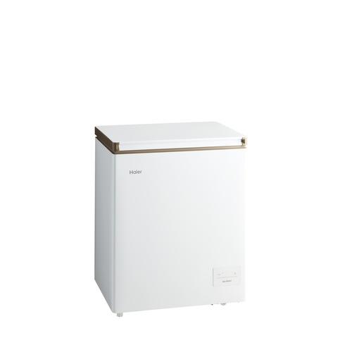 Haier 冷凍庫 132L 上開き 1ドア 幅69.2cm ファン式採用 霜取り不要 前面タッチ式操作パネル 急冷凍設定搭載 JF-CF13A-W ホワイト系の画像