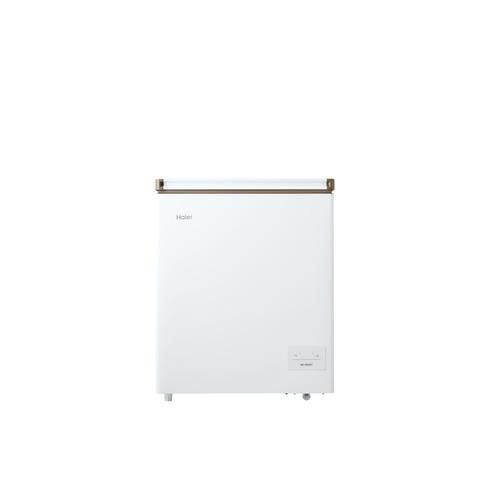 Haier 冷凍庫 132L 上開き 1ドア 幅69.2cm ファン式採用 霜取り不要 前面タッチ式操作パネル 急冷凍設定搭載 JF-CF13A-W ホワイト系の画像