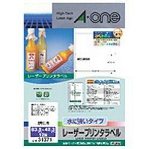 あっき様 エーワン（A-one） 31371 レーザープリンタラベル 水に強いタイプ (A4