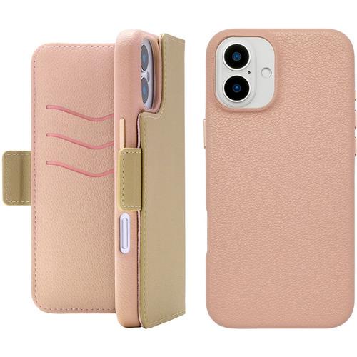 ユニケース 2Way Mag Flip Case for iPhone 16 Plus (beige) UNI-CSDIP24L-2MFBE